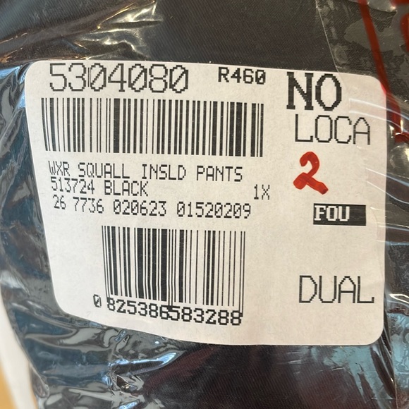 NWT Lands End Womens Black Squall Insulated Pants 1X PLUS - Picture 7 of 8